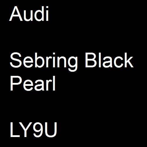 Audi, Sebring Black Pearl, LY9U.